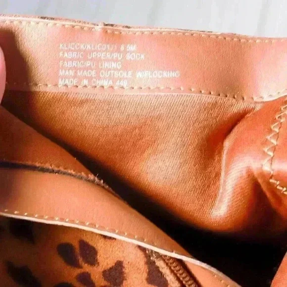 Madden Girl Leopard Print Ankle Bootie Womens 8.5 Block Heel Western Pointed Toe - Picture 9 of 12